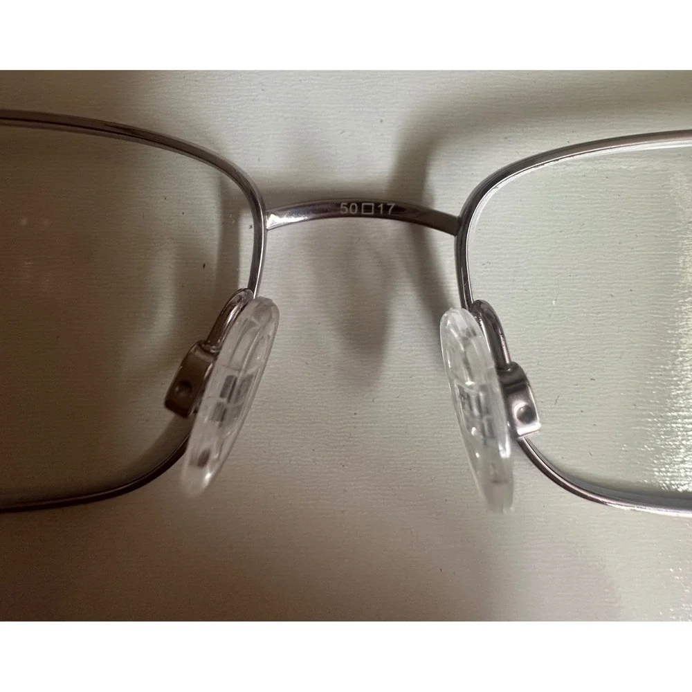 Tura Titanium Eyeglasses Frames Purple Pink Rhinestone Rectangular 50-17-135